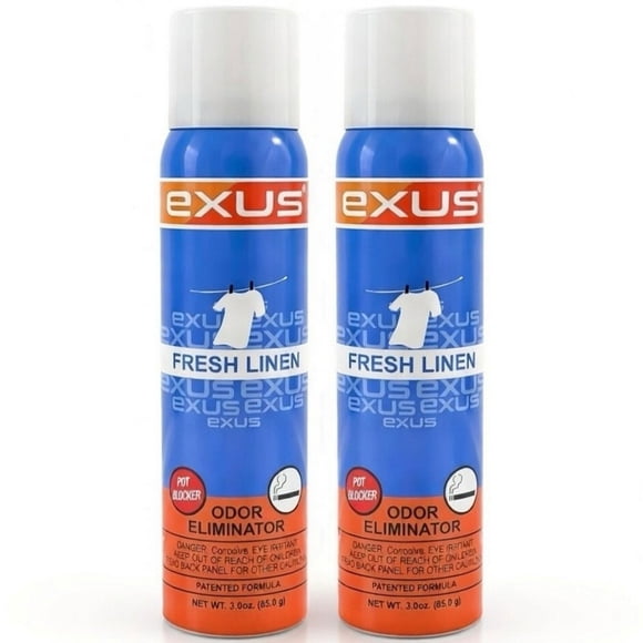Eliminador de Olores Exus 85 g (Pack de 2) Lino Fresco