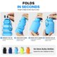 thumbnail image 3 of Botella de Agua Nefeeko 500 ml Plegable sin BPA, 3 of 7