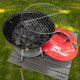 thumbnail image 4 of Parrilla portátil de carbón Cuisinart CCG-190RB, 14 pulgadas, roja, 4 of 6