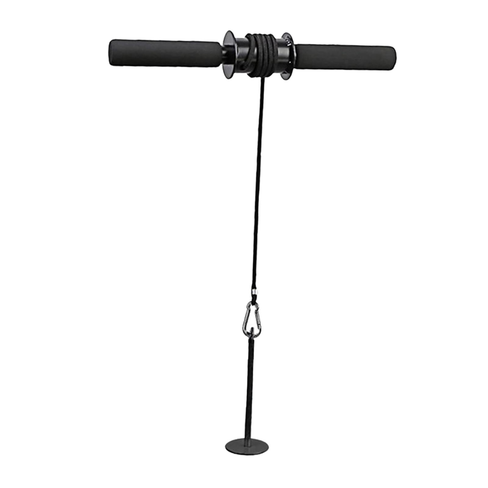 Magideal - Rodillo De Muñeca Para Antebrazo, Mango De Agarre De Fuerza Del Brazo, Rodillo De Antebrazo De Entrenamiento De Fuerza Muscular Portátil Para Deportes