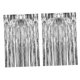 thumbnail image 3 of 2 Uds Cortinas Con Flecos De Papel De Aluminio Brillante Decoración Para Halloween Carnaval Graduación Plata, 3 of 5