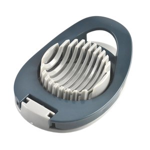 Bothyi - Huevo En Rodajas Para Huevos Cocidos, Herramienta De Cocina, Picador De Huevos Portátil, Cortador De Huevos, Gris Y Azul