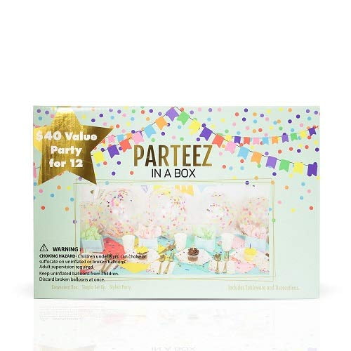 Set de Celebración Parteez Party In A Box para 12 personas