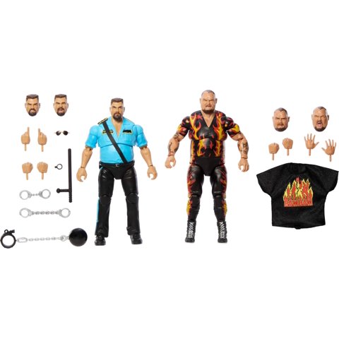 Pack De 2 Figuras De Acción De La Colección Mattel Wwe Coliseum