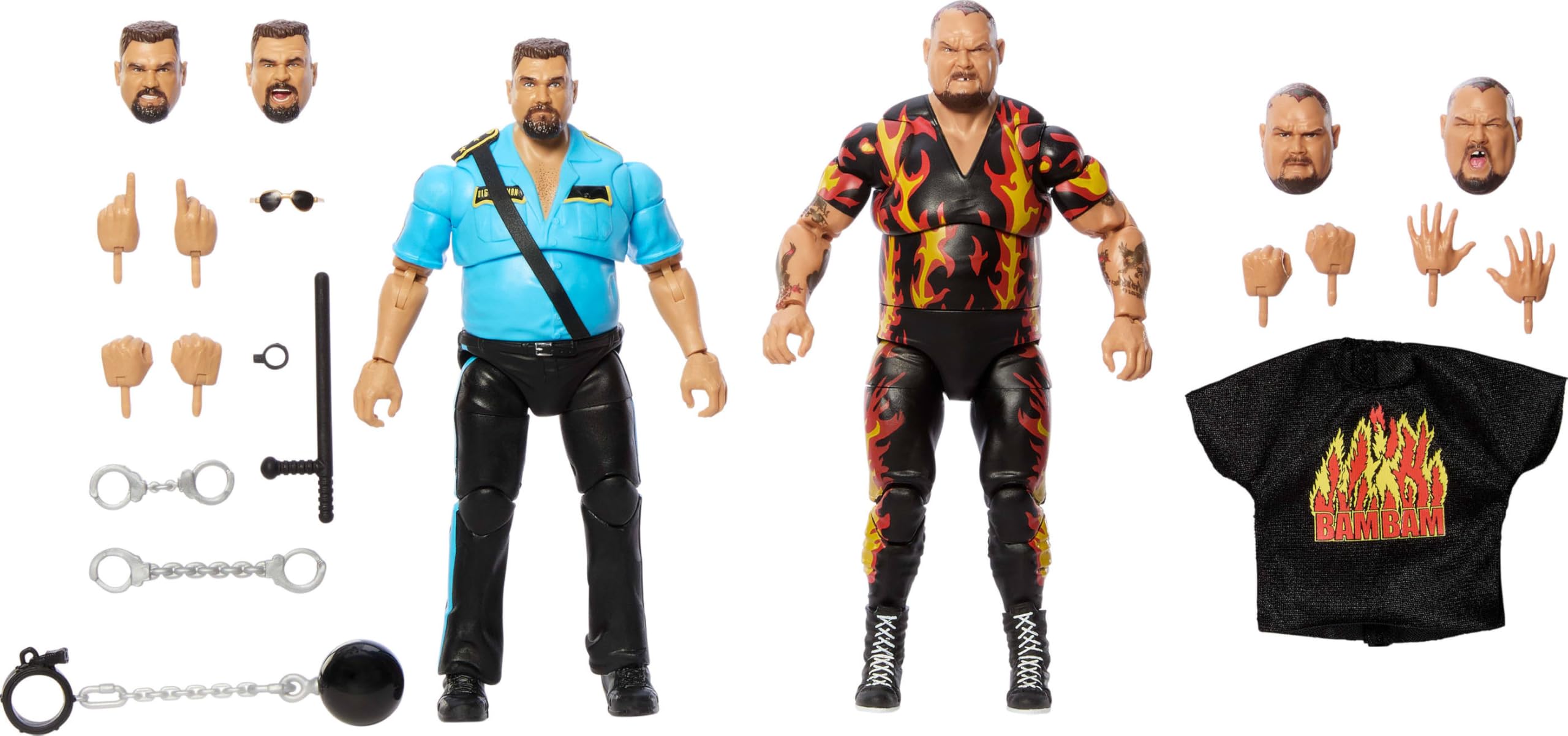 Pack De 2 Figuras De Acción De La Colección Mattel Wwe Coliseum