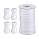 thumbnail image 3 of Cable De Sombra De Elevación Trenzado Blanco De 1,8 Mm 55 Yardas / Rollo Con Colgante De Madera Blanca 4x, 3 of 5
