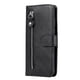 thumbnail image 3 of Funda con Cremallera para Xiaomi Poco F5, Carcasa Cartera de Cuero PU con Soporte y Tarjetero, 3 of 6