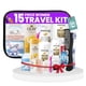 thumbnail image 1 of Kit de aseo de viaje Stuhrling Bottle Trektote, juego de 15 piezas para mujer, 1 of 7