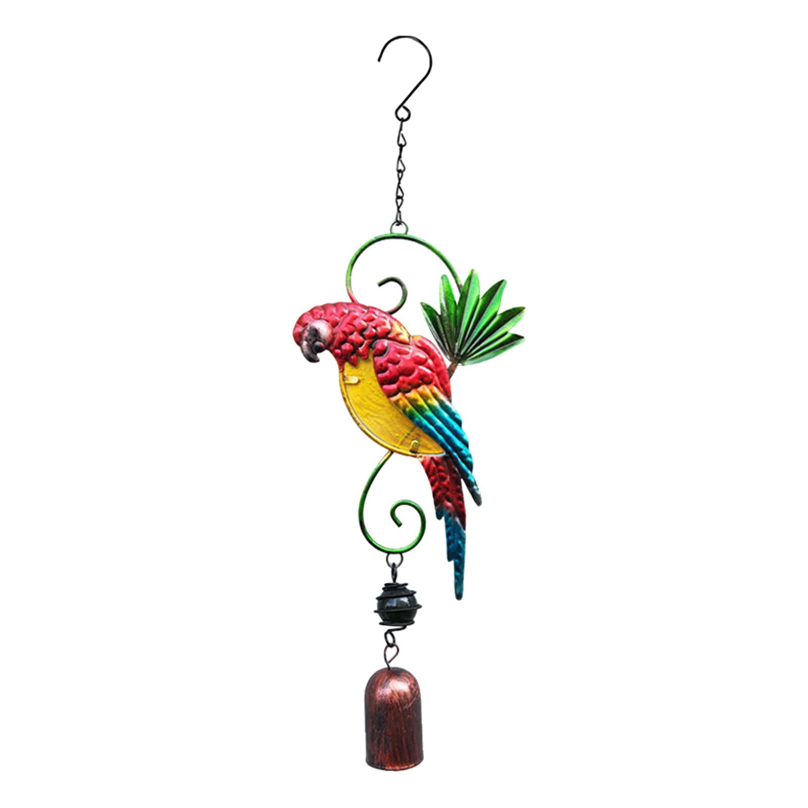 Ioensy - Campanas De Viento De Loro, Adornos De Jardín Para El Hogar, Decoración De Jardín Al Aire Libre, Patio, Rojo