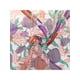thumbnail image 4 of INSPIRE CHIC Pañuelos Cuadrados con Estampado Floral para Mujer, 23.6X23.6" Flores Borla Gasa Pañuelo Cuello Flor-1-Púrpura, 4 of 6