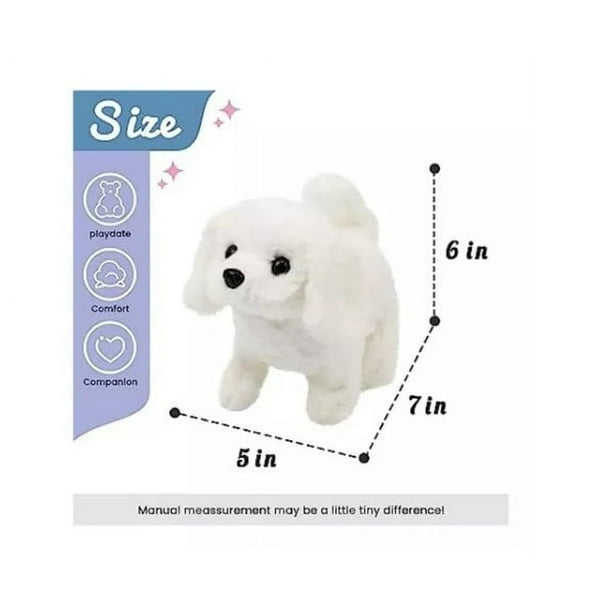 Perrito Peluche Interactivo Que Ladra Y Mueve La Cola – Juguete Musical Con 5 Funciones – Suave Y Seguro Para Bebés – Regalo Para Niños Y Niñas
