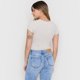 thumbnail image 2 of Body Mujer M/C Round Neck Gris Melange Corona, 2 of 5
