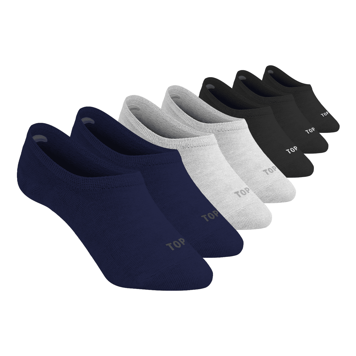 Top - Calcetines Hombre Invisibles Pack 7 C1