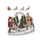 thumbnail image 3 of Ilumina El Pueblo Navideño Con El Trineo De Papá Noel Y Renos Para El Comedor De La Cafetería, 3 of 5