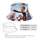 thumbnail image 2 of Gigantes de la Mancha Sombrero bucket para adultos, gorra de protección solar, sombrero de pescador plegable para viajes al aire libre, pesca y actividades de verano, 2 of 6