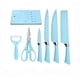 thumbnail image 3 of Set De Cuchillas De Cocina 6 Pcs Azul Excelente Calidad Premium, 3 of 3