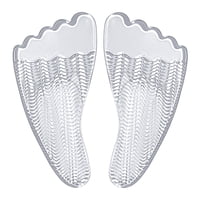 Magideal - 2 Uds. Insertos De Cojín De Tacón Alto Zapato, Soporte De Arco Inerte Almohadillas De Arco Universales Pasta Plantillas De Arco Para Zapatos Planos De