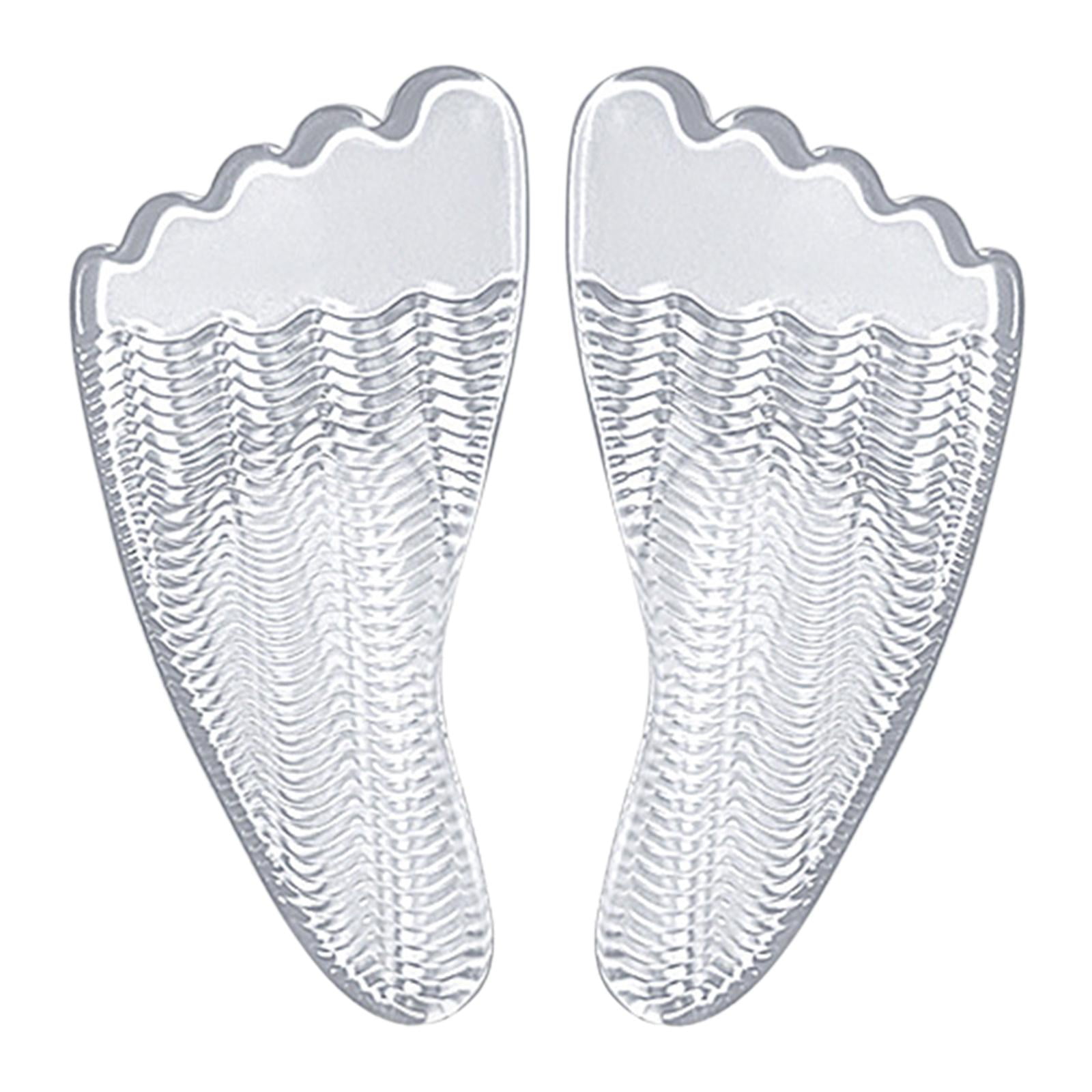 Magideal - 2 Uds. Insertos De Cojín De Tacón Alto Zapato, Soporte De Arco Inerte Almohadillas De Arco Universales Pasta Plantillas De Arco Para Zapatos Planos De