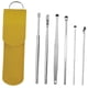 thumbnail image 5 of 6pcs Herramienta De Eliminación De Cera De Oreja De Acero Inoxidable Earpick Hombres Hombres Mujeres Amarillo, 5 of 5