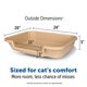 thumbnail image 2 of Caja de arena para gatos KittyGoHere para personas mayores, playa, arena, entrada baja, 2 of 8