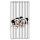thumbnail image 1 of Cortina de ducha con diseño de dibujos animados de Mickey y Minnie, adorable y encantadora, con ganchos, tamaño 36 x 72 pulgadas., 1 of 3