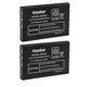 thumbnail image 1 of Batería Kastar 2 unidades 3,7 V 1900 mAh Li‑ion, 1 of 3