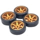 thumbnail image 2 of 4 Piezas 1:28 Llantas Y Neumáticos Juego De Neumáticos De Goma Para Wltoys P929 P939 Golden, 2 of 5