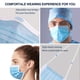 thumbnail image 4 of Mascarillas faciales médicas desechables, paquete de 100, 3 capas para adultos, 4 of 7