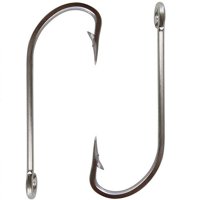 Silver Wave - Anzuelo Silve Wave O'Shaughnessy #4 25Mm 0,26Gr Con Ojo Sobre Con 10 Anzuelos Pesca