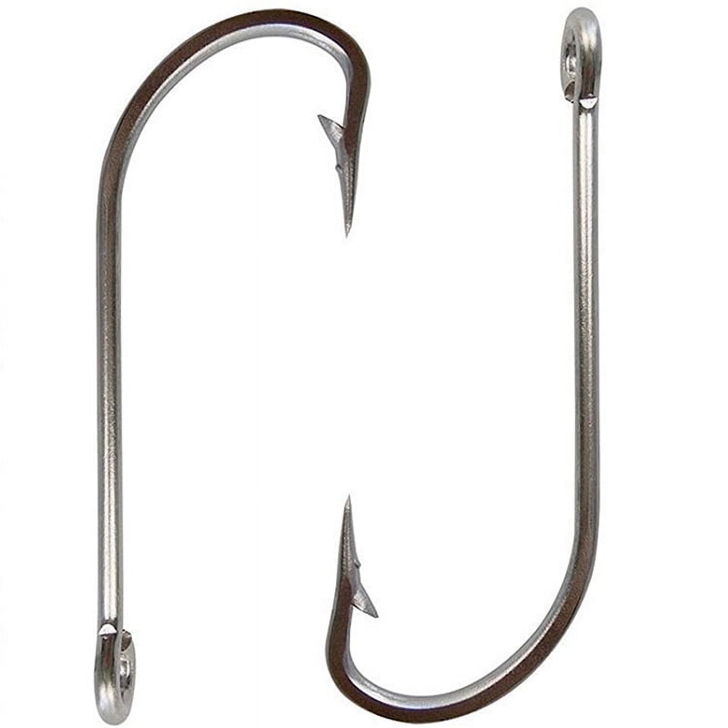 Silver Wave - Anzuelo Silve Wave O'Shaughnessy #1/0 35Mm 0,7Gr Con Ojo Bronce Sobre Con 10 Anzuelos Pesca