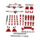 thumbnail image 4 of Juego De Ejes Para Coche RC 1:12, Accesorios Y Soportes De Amortiguador Para MN82, MN82Pro, LC79, Color Rojo, 4 of 5