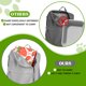 thumbnail image 5 of Caja de arena plegable e impermeable CONLI 36 cm – Pack de 30 unidades, 5 of 7