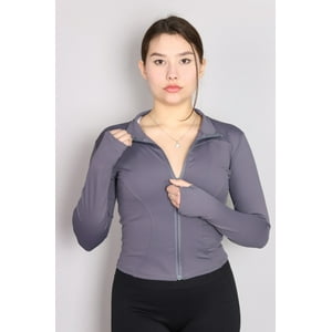 Flix Spa - Chaqueta Fitness Mujer Cierre Frontal Ajustada