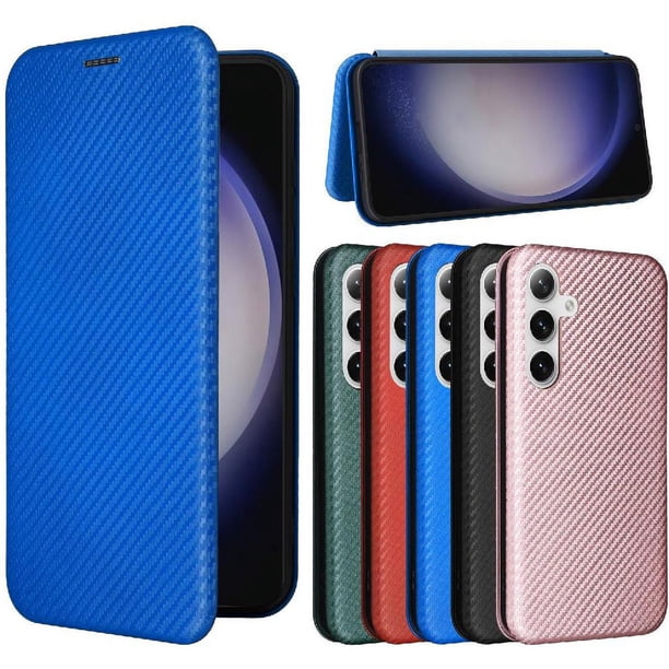 Funda Flip para FOXDOCK Samsung Galaxy S24+/S24 plus - Funda magnética de negocios, funda protectora delgada