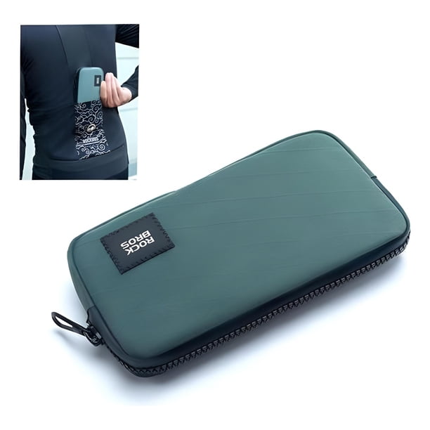 Estuche Compacto Rockbros 0.15l Ciclismo Teléfono Billetera verde 0.15 l