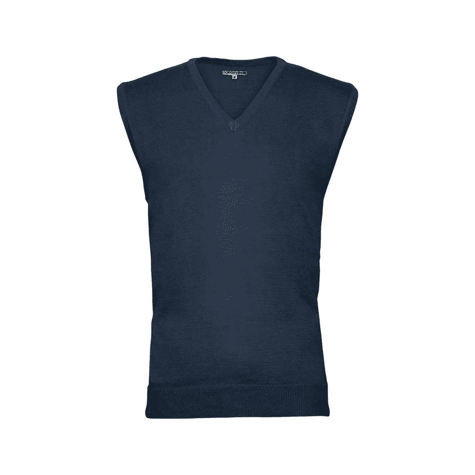 Kotting - Sweater Clásico Sin Mangas Cuello V Talla 3xl Hombre