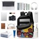 thumbnail image 3 of Cazadores del Clima-theme Backpack, Campus style schoolbag Bookbag with Adjustable Shoulder Straps And Large Zip Compartment, Unisex Travel Bags., 3 of 6