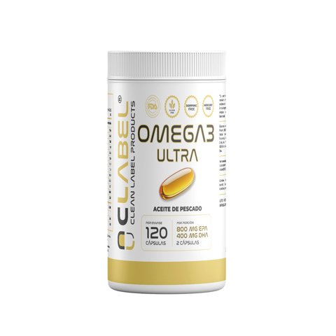 C Label (Clean Label) - Omega 3 Ultra Clean Label 120 Cápsulas