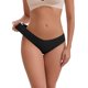 thumbnail image 5 of INSPIRE CHIC Ropa interior de mujer de cintura baja que levanta los glúteos, hilo de algodón cómodo y transpirable, 5 paquetes L 5 negro, 5 of 5