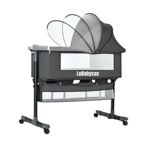 Cuna Colecho One Con Mosquitero Colchón Gris Lubabycas