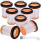 thumbnail image 1 of Paquete de 8 filtros de repuesto para Shark Wandvac ION W1 S87 WV201, 1 of 7