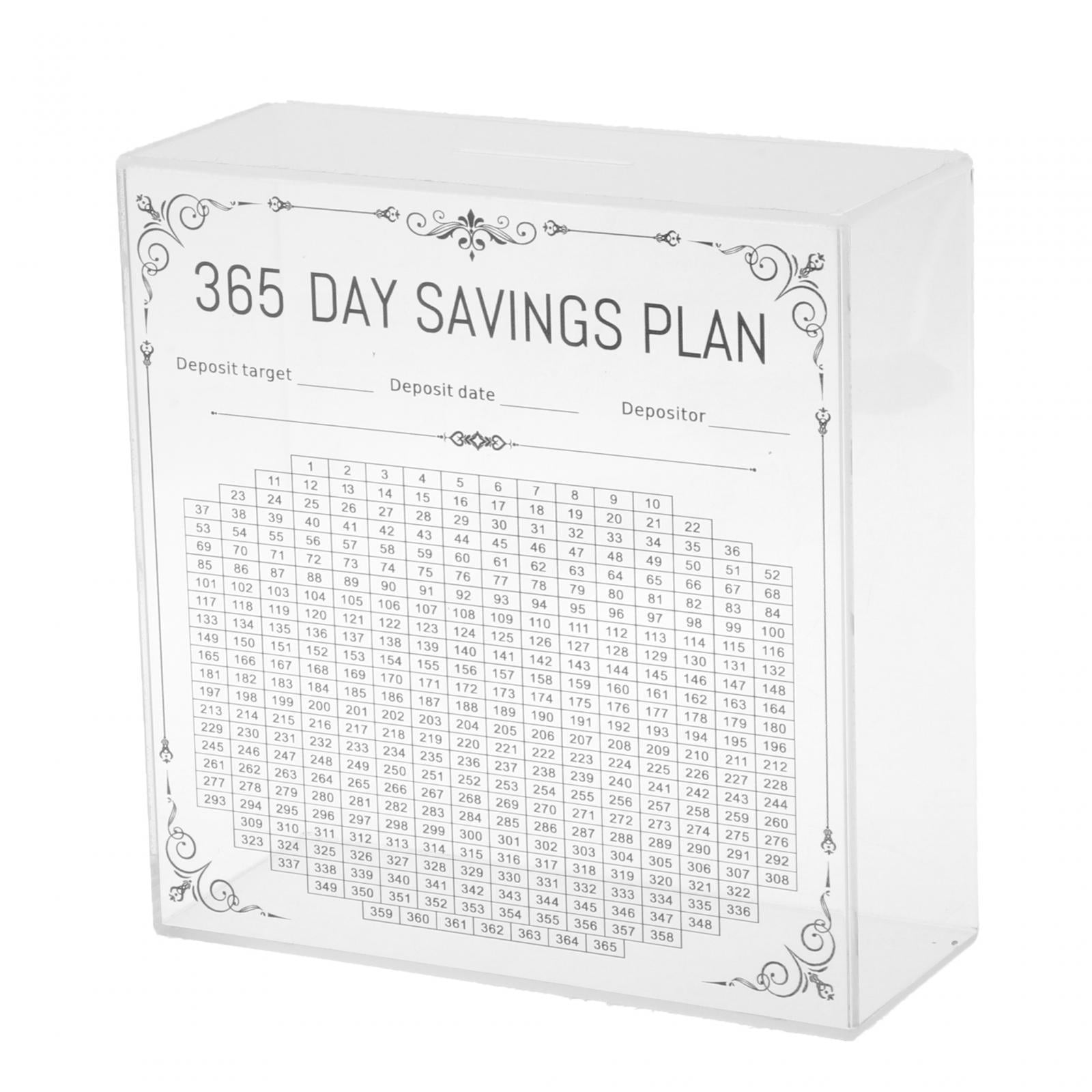 Bothyi - Hucha Acrílica, Hucha, 20x8x20cm, Olla De Ahorro Para Niños, Elegante