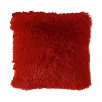 Genérico - Pack 2 Funda Peluda Decorativa Color Rojo