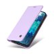 thumbnail image 3 of Funda Billetera de Cuero para Samsung Galaxy S20 FE con Tarjetero y Soporte - Tapa Magnética Morado, 3 of 6