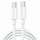 thumbnail image 1 of 2 Metros Cable Usb- C Cargador compatible Macbook Pro / Air M1 - Blanco, 1 of 5