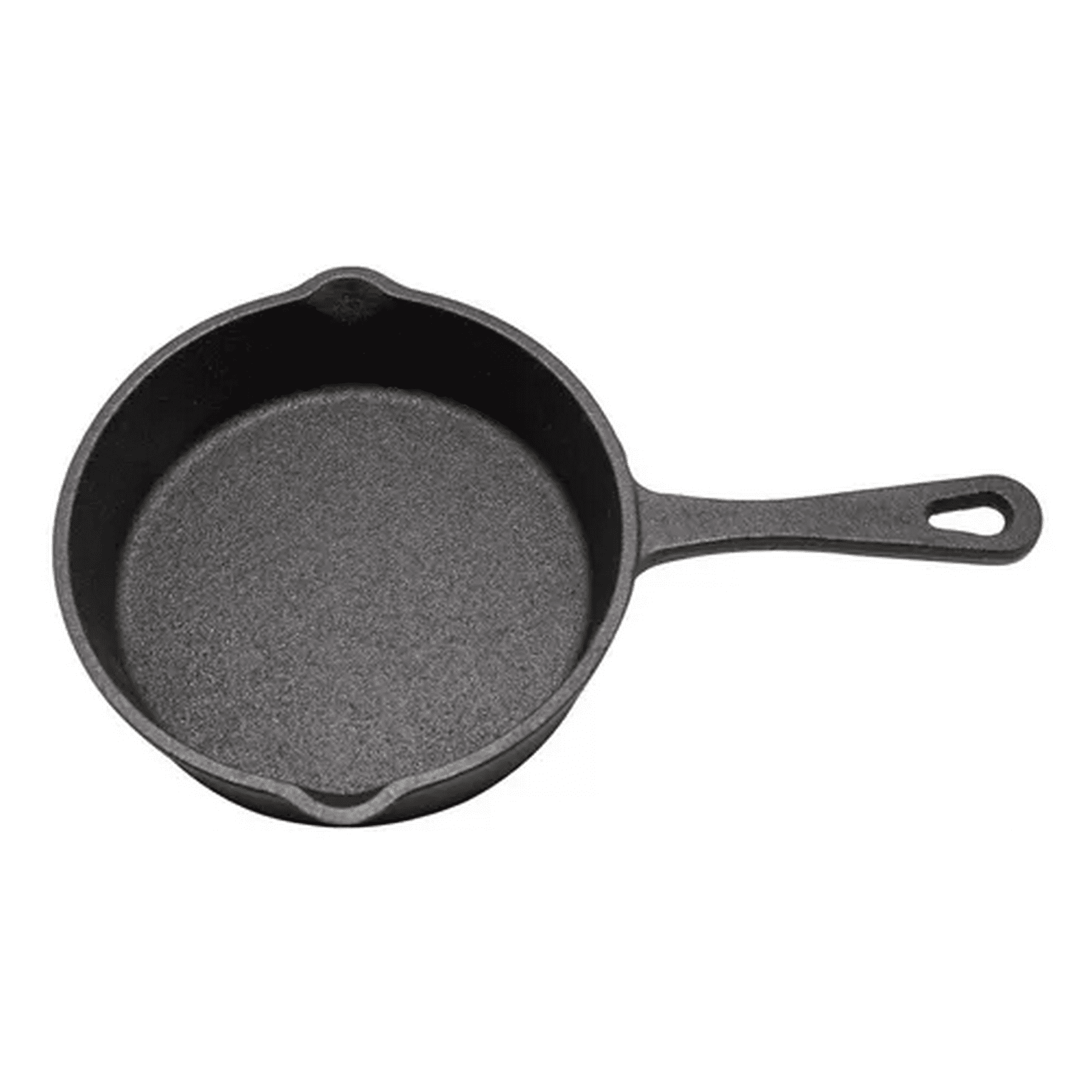 Genérico - Sartén Redonda Wayu De Hierro Fundido, Cocina, Asado, Bbq, Color Negro