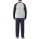 thumbnail image 3 of INSPIRE CHIC Conjunto de Pijama de 2 Piezas para Hombre con Camiseta de Manga Raglán y Pantalones de Estar 2XL Azul Marino, 3 of 6