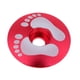 thumbnail image 3 of Bicicleta De Aleación De Aluminio Threadless Stem Headset Top Cap Cover Red Foot, 3 of 5
