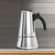 thumbnail image 5 of Cafetera de café espresso London Sip Moka de acero inoxidable, 5 of 8