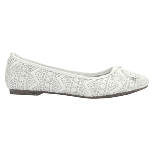Ballerina Mujer Chalada Nathan-27 Blanco Casual